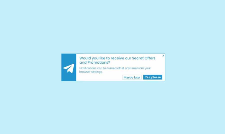Push Notifications Notification product which grants access to push notifications